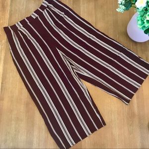 Striped culottes